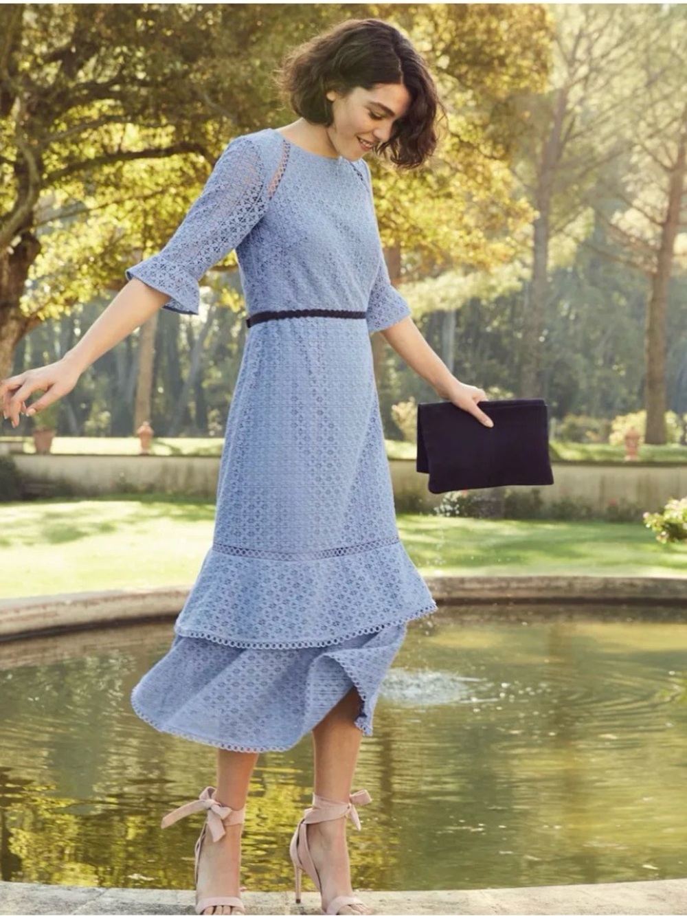 Boden Lana Lace Midi Dress